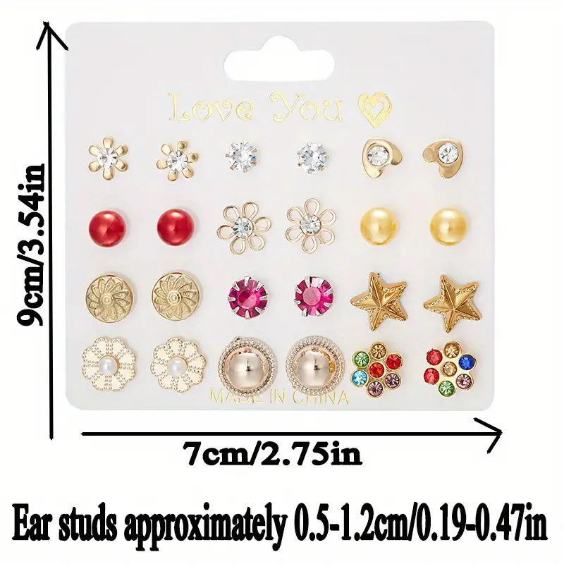 Stone earrings