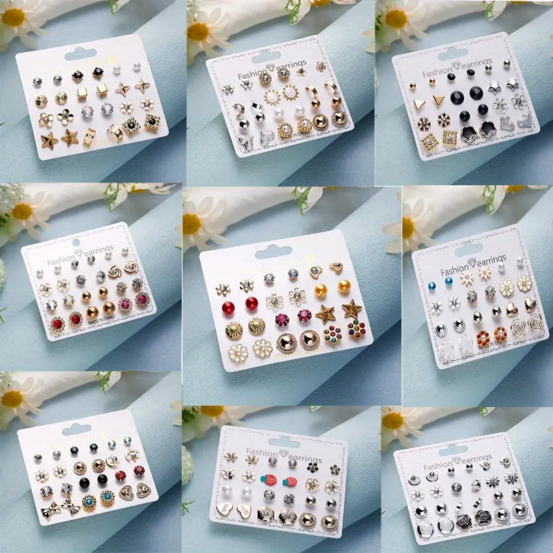 Stone earrings