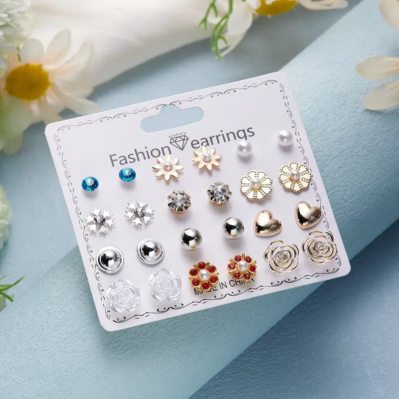 Stone earrings