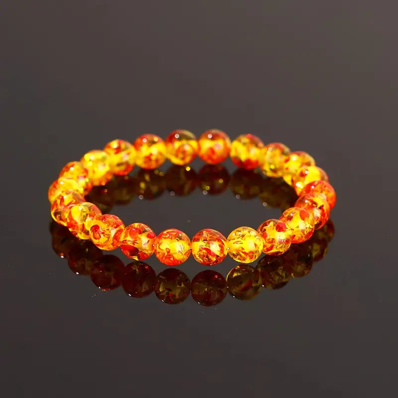 Colorful Natural Stone Beads Beaded Bracelet