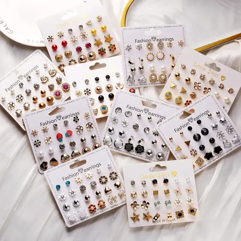Stone earrings